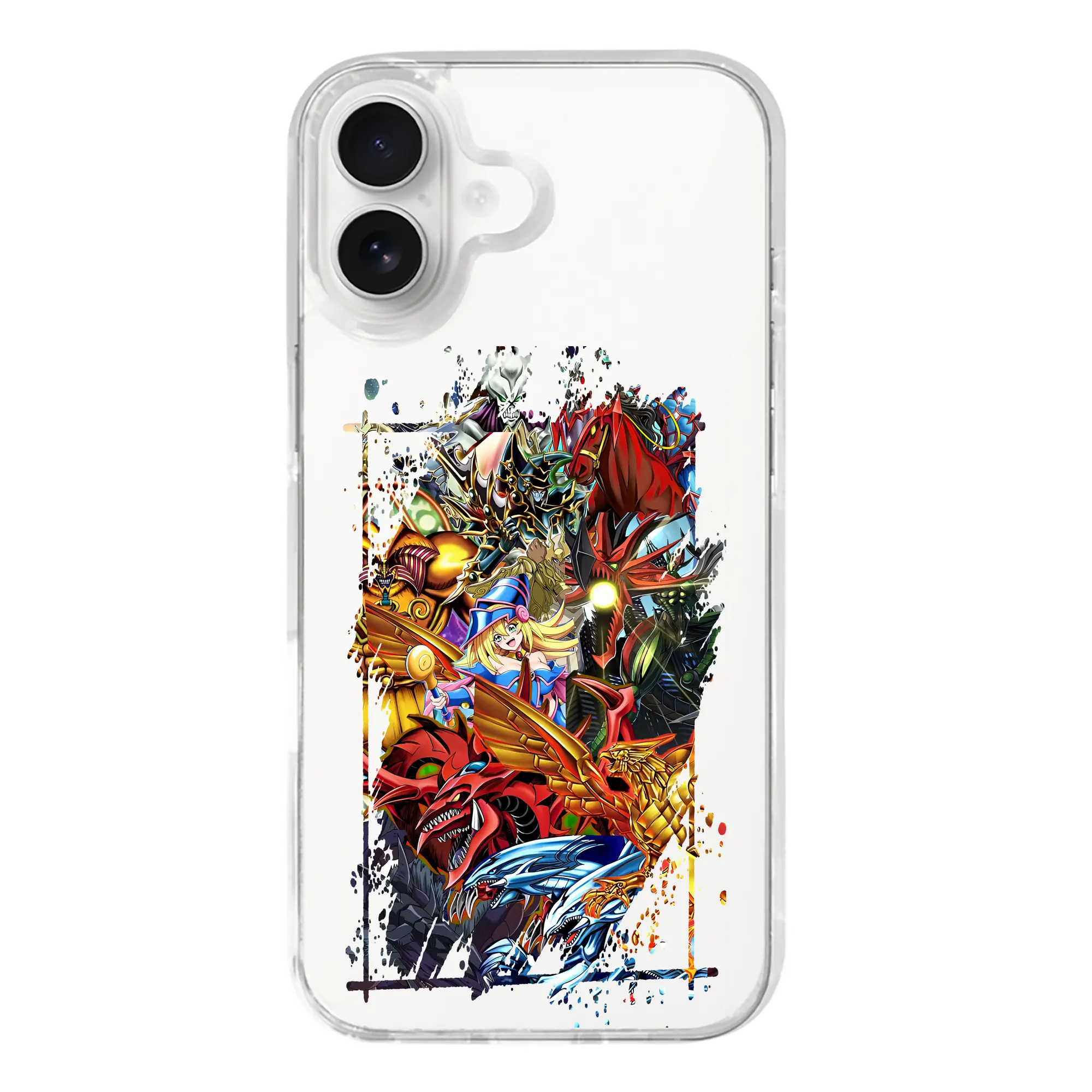 遊☆戯☆王 グッズ,さんげんしん - iPhone 17シリーズ 透明スマホケース – 薄型・耐衝撃・精密フィット保護カバー